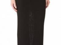 L&#039;AGENCE Long Skirt with Back Detail