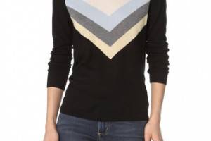 L'AGENCE Long Sleeve Blend Top