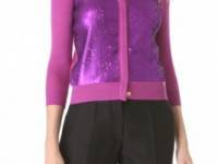 L&#039;Wren Scott Sequin Classic Cardigan