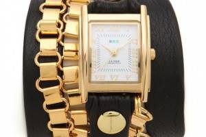 La Mer Collections Egyptian Chain Wrap Watch