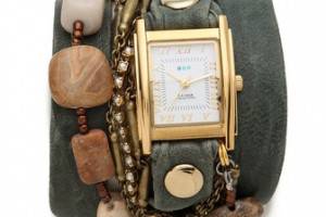 La Mer Collections Jasper Stones Wrap Watch