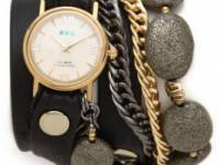 La Mer Collections Kenyan Stones Wrap Watch