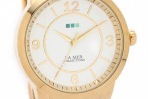 La Mer Collections Oversized Tuscany Link Watch