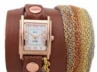 La Mer Collections Rainbow Multi Chain Wrap Watch