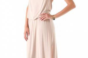 Lanston Drape Racer Back Maxi Dress