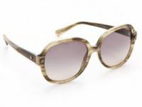 Lanvin Round Sunglasses with Screw Detail