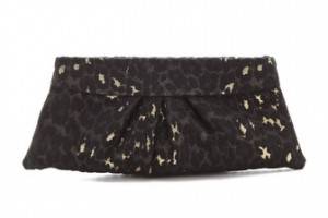 Lauren Merkin Handbags Eve Leopard Brocade Clutch