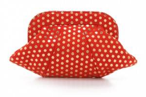 Lauren Merkin Handbags Lucy Polka Dot Clutch