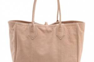 Lauren Merkin Handbags Reese Croco Suede Tote