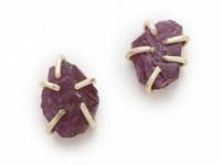 Lauren Wolf Jewelry Ruby Stud Earrings