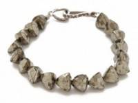 Lauren Wolf Jewelry Single Strand Pyrite Bracelet