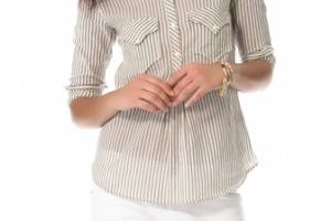 Laurence Dolige Candy Henley Top