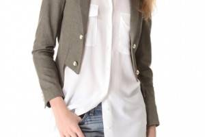 LAVEER Cropped Band Jacket