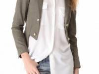 LAVEER Cropped Band Jacket