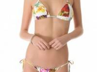 Lenny Niemeyer Triangle String Halter Bikini Top