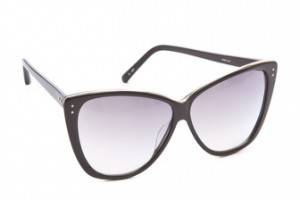 Linda Farrow Luxe Square Cat Eye Sunglasses