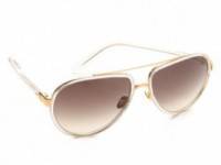 Linda Farrow Luxe Transparent Aviator Sunglasses