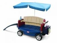 Little Tikes - Deluxe Ride And Relax Wagon With Umbrella