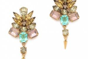 Lizzie Fortunato Desert Bloom Crystal Earrings