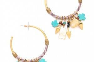 Lizzie Fortunato Soul Town Hoop Earrings