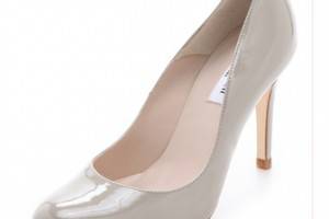 L.K. Bennett Shilo Round Toe Pumps