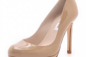 L.K. Bennett Sledge Patent Platform Pumps