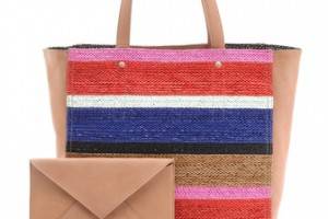 Loeffler Randall East West Tote