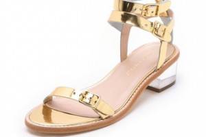 Loeffler Randall Heddie Lucite Heel Sandals