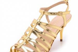 Loeffler Randall Roxy Metallic Kitten Heels