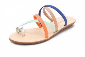 Loeffler Randall Sarie Multicolor Sandals