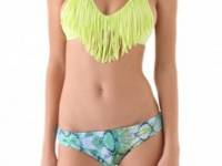 L*Space Audrey Halter Bikini Top