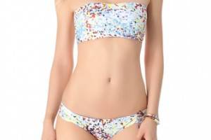 L*Space Confetti Byrdie Reversible Bikini Top