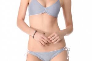 L*Space Fine Lines Reversible Bikini Top