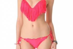 Luli Fama Cosita Buena Fringe Bikini Top