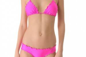 Luli Fama Cosita Buena Wavy Triangle Bikini Top