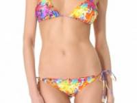 Luli Fama Dulce Tormento Wavy Triangle Bikini Top