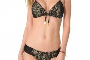 Luli Fama Sweet Seduction Lace Bandeau Bikini Top