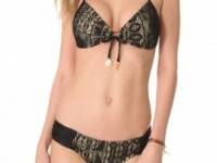 Luli Fama Sweet Seduction Lace Bandeau Bikini Top