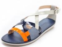 Luxury Rebel Shoes Swing Colorblock Flat Sandals