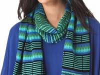 M Missoni Diamond Stripe Scarf