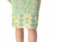 M Missoni Tropical Intarsia Tube Skirt