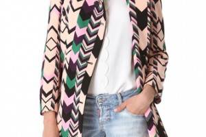 M Missoni Zigzag Trench Coat