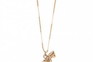 Madewell Cheetah Pendant Necklace