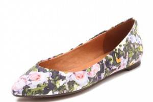 Madewell Floral Skimmer Flats