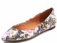 Madewell Floral Skimmer Flats