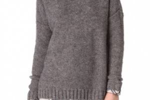 Madewell Lucia Boxy Slub Pullover