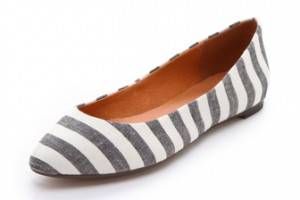 Madewell Porchstripe Skimmer Flats