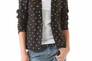 Madewell Short Dotted Garcon Blazer