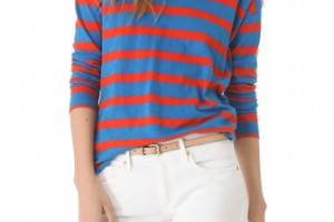 Madewell Striped Slub Long Sleeve Tee