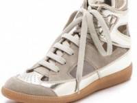 Maison Martin Margiela Cutout Suede Sneakers